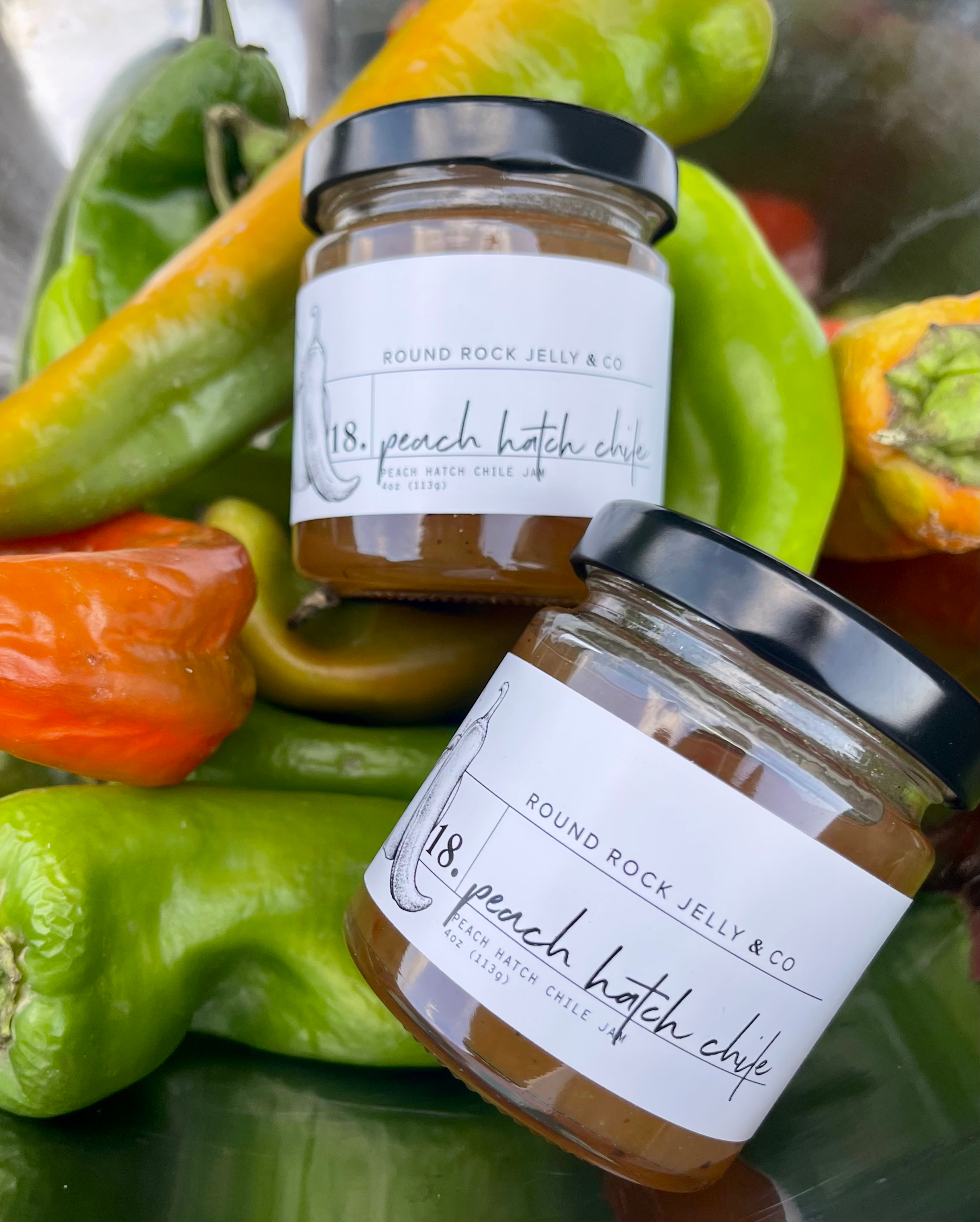 Peach Hatch Chile Jam | 4oz. image 2