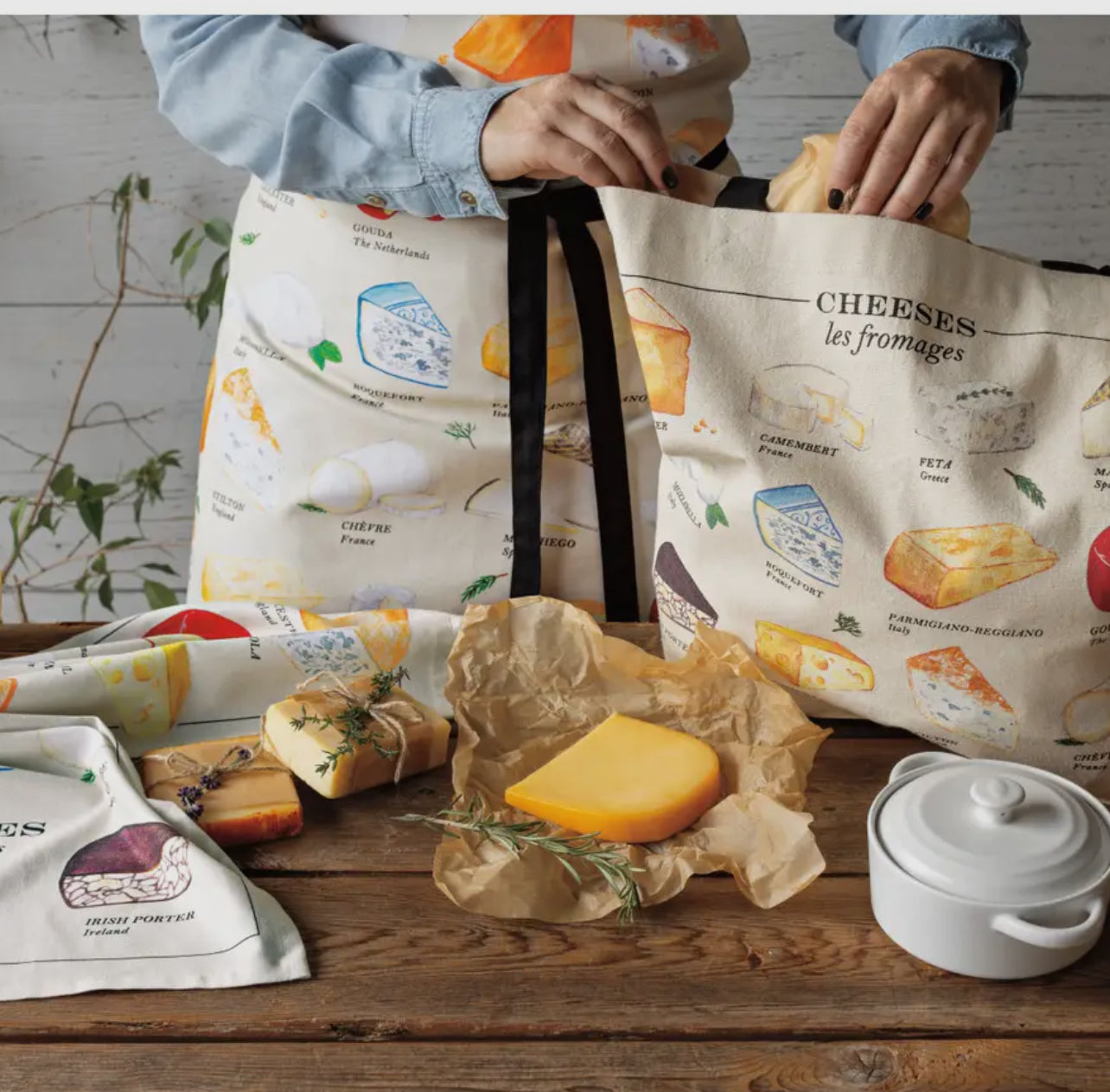 Les Fromages Tote Bag
