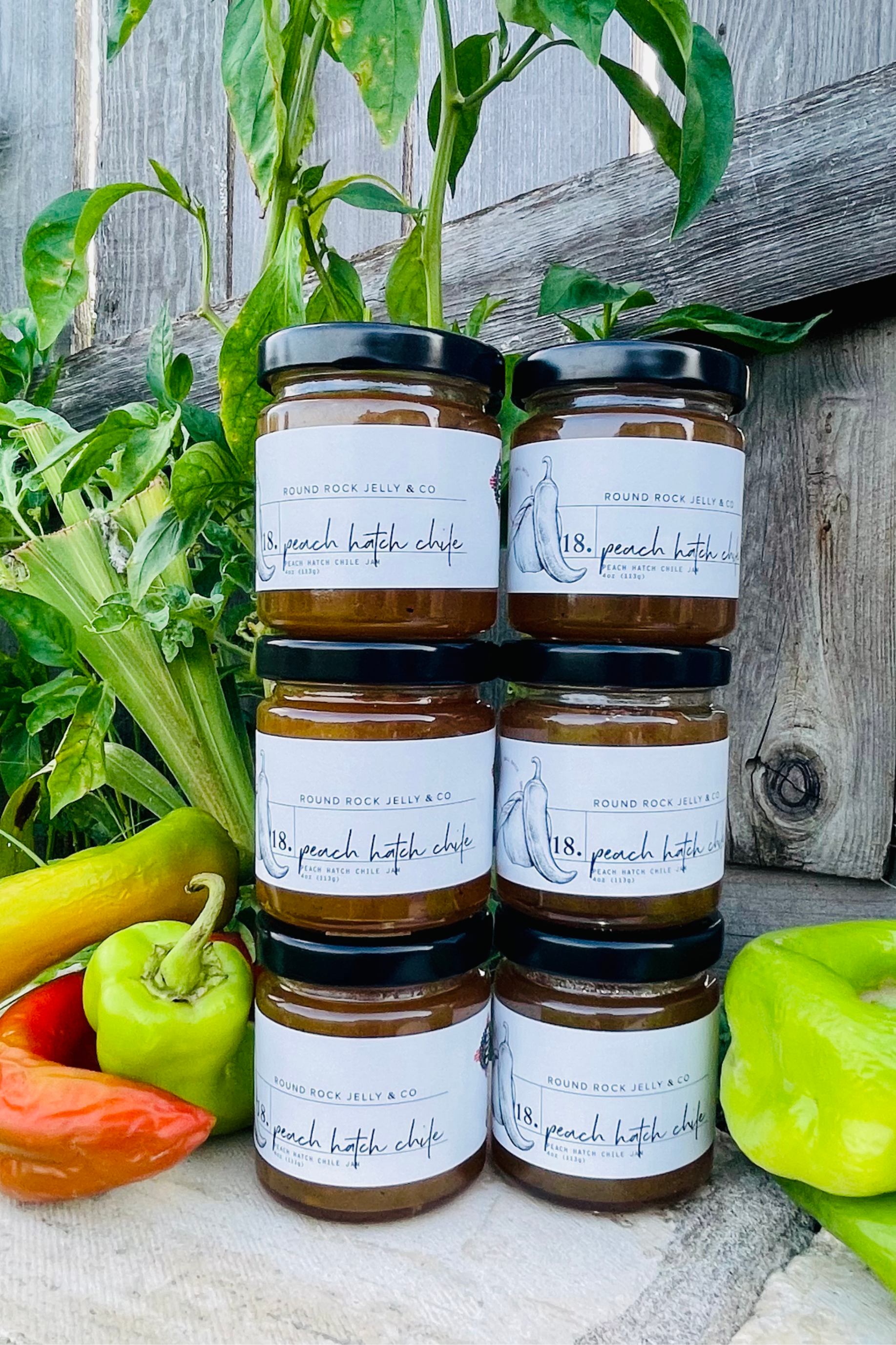 Peach Hatch Chile Jam | 4oz. image 1