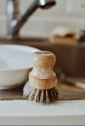 Bamboo Pot Brush Scrubber image 0