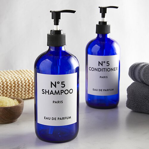 Cobalt Bottle Collection (Set of 5) image 0