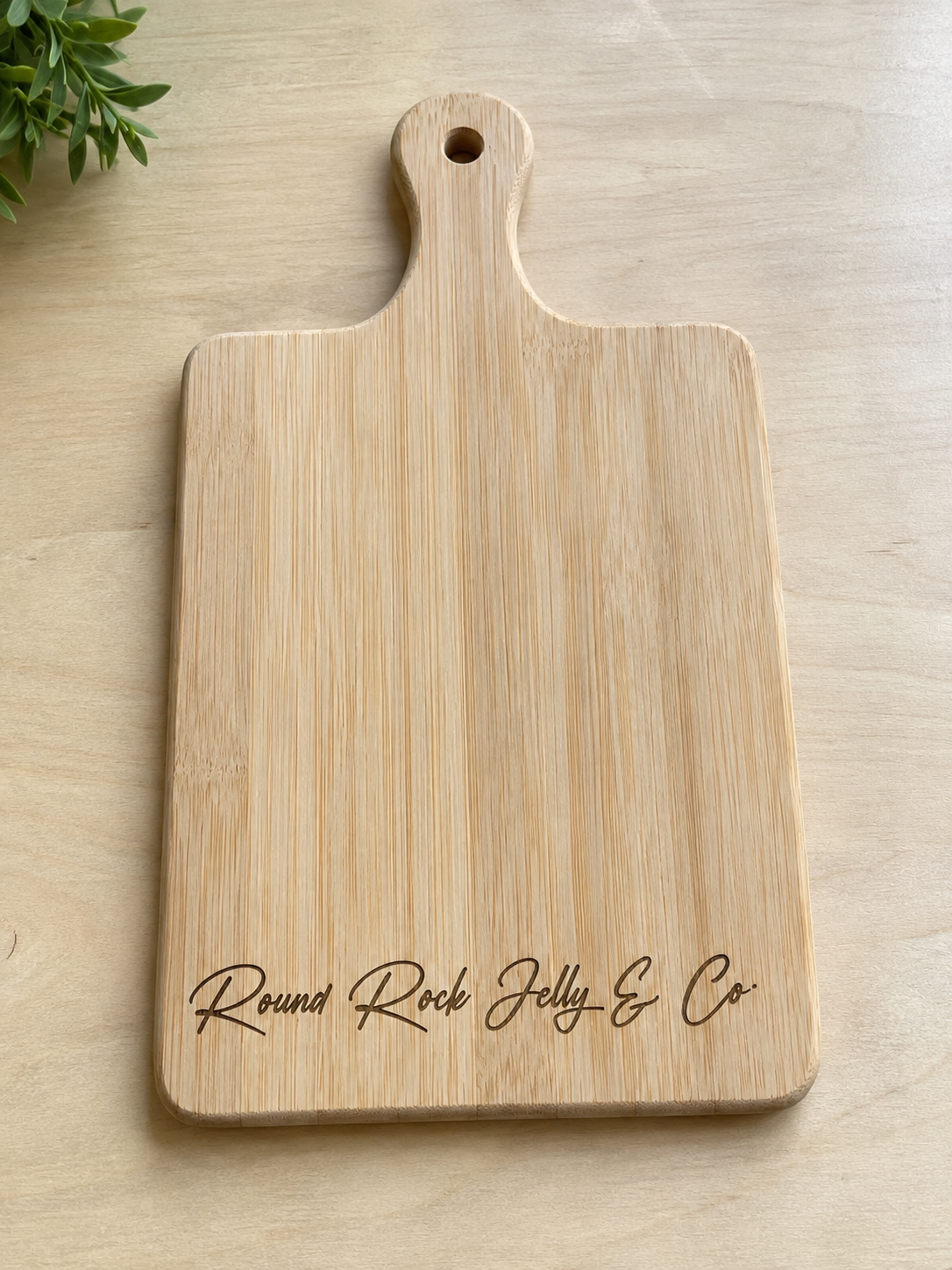 Round Rock Jelly & Co. Wood Board